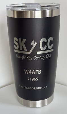 SKCC Tumbler -w- Callsign